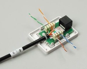 Установка компьютерной розетки RJ45 в Кургане